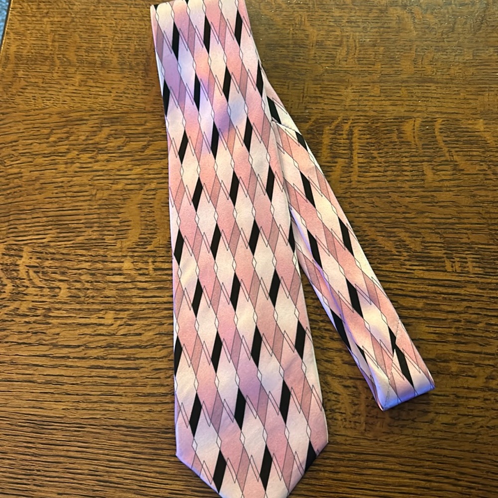 Pink and Black Tie